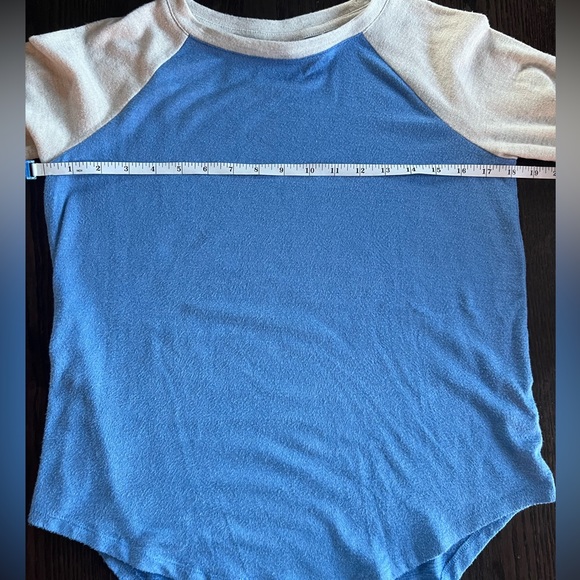 SO baseball tee, blue and grey, XS - Picture 10 of 11